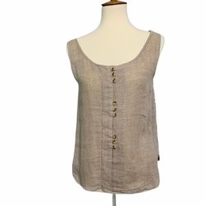 Champagne International Express linen top